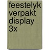 Feestelyk verpakt display 3x by Alwine de Jong