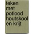 Teken met potlood houtskool en krijt