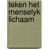 Teken het menselyk lichaam