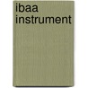 Ibaa instrument door Sels
