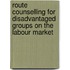 Route counselling for disadvantaged groups on the labour market