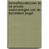 Behoefteonderzoek bij de private voorzieningen van de bijzondere jeugd