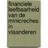 Financiele leefbaarheid van de minicreches in Vlaanderen