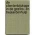 De clientenbijdrage in de gezins- en bejaardenhulp