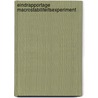 Eindrapportage macrostabiliteitsexperiment by Unknown