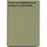 Haas-Hemelwaterafvoer Analyse Systematiek by Unknown
