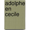 Adolphe en cecile by Constant