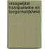 Vraagwijzer transparantie en toegankelijkheid