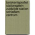 Betekenisprofiel stationsplein zuidzijde station Schiedam Centrum