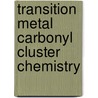 Transition metal carbonyl cluster chemistry door S. Macindoe