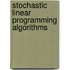 Stochastic linear programming algorithms