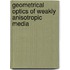 Geometrical optics of weakly anisotropic media