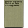 Generiek toepasbare functies en eisen voor wegverkeer door Onbekend
