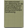 Het wetsvoorstel OM-afdoening en de verhouding tussen strafrechtelijke en bestuursrechtelijke handhaving by Loeber