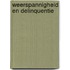 Weerspannigheid en delinquentie