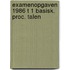 Examenopgaven 1986 t 1 basisk. proc. talen