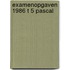 Examenopgaven 1986 t 5 pascal