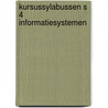 Kursussylabussen s 4 informatiesystemen door Onbekend