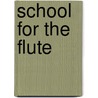 School for the flute door Nicholson