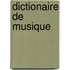 Dictionaire de musique
