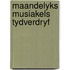 Maandelyks musiakels tydverdryf