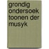 Grondig ondersoek toonen der musyk