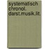 Systematisch chronol. darst.musik.lit.