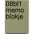 08BL1 memo blokje