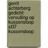 Gerrit Achterberg Gedicht: vervulling op kussensloop SL37 Kussensloop