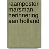 Raamposter Marsman herinnering aan Holland door Onbekend