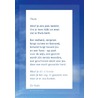 Raamgedicht Plint Spiering 'Thuis' door K. Spiering