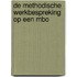 De methodische werkbespreking op een mbo