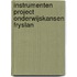 Instrumenten project onderwijskansen Fryslan