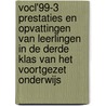 VOCL'99-3 Prestaties en opvattingen van leerlingen in de derde klas van het voortgezet onderwijs by M.P.C. van der Werf