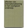 Effecten van internationalisering in het voortgezet onderwijs door R. Maslowski