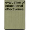 Evaluation of educational effectivenes door Creemers