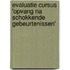 Evaluatie cursus 'opvang na schokkende gebeurtenissen'