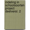 Indeling in schoolsoorten project deelversl. 2 door Onbekend