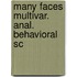 Many faces multivar. anal. behavioral sc
