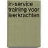 In-service training voor leerkrachten