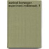 Aanbod leerwegen experiment.middensch. 1