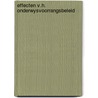 Effecten v.h. onderwysvoorrangsbeleid door Dykstra