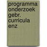 Programma onderzoek gebr. curricula enz door Hoeben