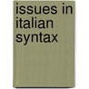 Issues in italian syntax by Rizzi