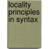 Locality principles in syntax by Koster