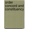 Order concord and constituency by Gazdar