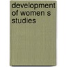 Development of women s studies by Brouns