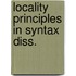 Locality principles in syntax diss.