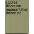 Studies discourse representation theory etc