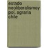 Estado neoliberalismoy pol. agraria chile
